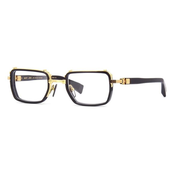 New Authentic  BALMAIN Saint Jean Gold Square BPX 122 A Glasses Women - Picture 1 of 4